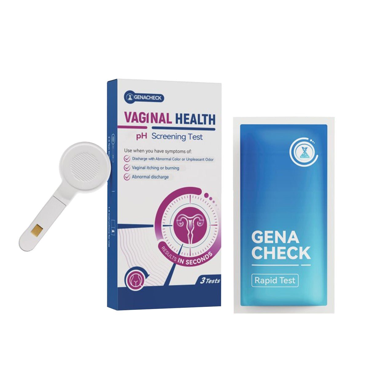 Genacheck® Vaginal Health Ph Screening Test, 306/Cs