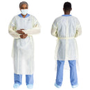 GOWN, ISOLATION AAMI LV2 TRI-LAYER YLW 2XLG (10/BG 10BG/CS), 10/BG