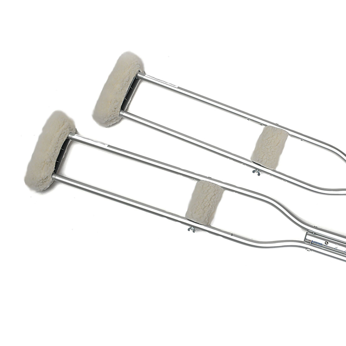 Hermell Crutch Cover And Hand Grips Set, 1/Pr