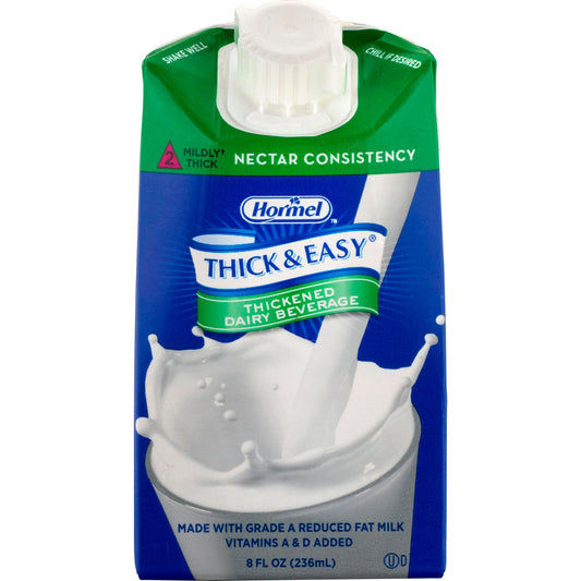 Thick & Easy® Dairy Nectar Consistency Milk Thickened Beverage, 8 oz. Carton, 27/CS
