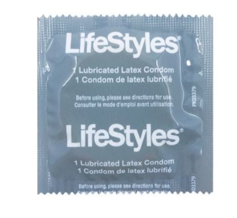 Lifestyles® Latex Lubricated Condom, 1000/Cs