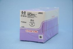 COATED VICRYL™ SUTURE WITH NEEDLE, SOLD AS 12/BOX J J499G