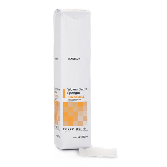Mckesson Gauze Sponge, 2 X 2 Inch, 12-Ply, 8000/Cs