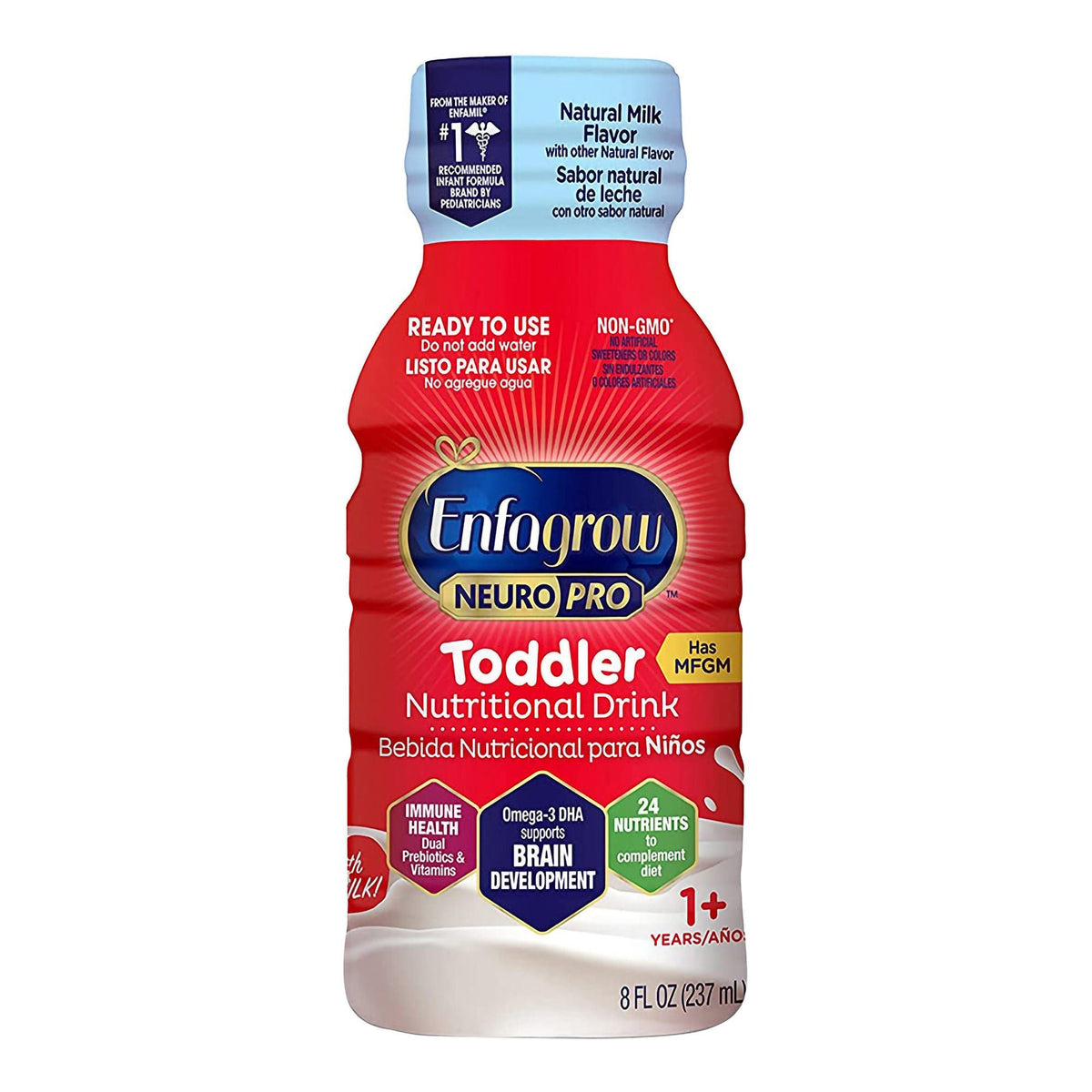 Enfagrow Neuropro™ Toddler Nutritional Drink, Natural Milk Flavor, 8-Oz. Bottle, 6/Ct