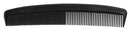 COMB, PLASTIC BLK 7" (144/GR)MEDLNE, 144/GR