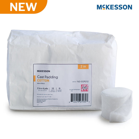 Padding, Cast Cotton 2"X4Yd (12Rl/Bg 12Bg/Cs), 144/Cs