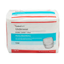SURE CARE™ PLUS HEAVY ABSORBENT UNDERWEAR, LARGE, SOLD AS 72/CASE CARDINAL 1615A