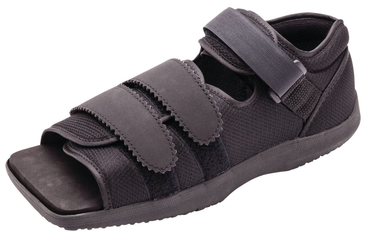 SHOE, POST-OP SQUARE TOE BLK WMNS MED (1EA), 1/EA
