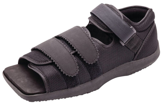 SHOE, POST-OP SQUARE TOE BLK WMNS MED (1EA), 1/EA