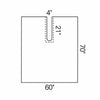 Halyard Sterile Impervious Split Orthopedic Drape, 60 x 70 Inch, 42/CS