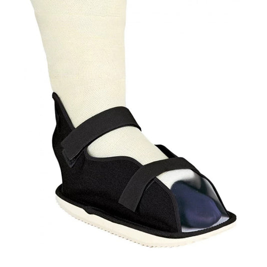 ProCare® Canvas Cast Shoe, Medium, Black, 1/EA