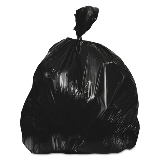 Colonial Bag Light Duty Trash Bag, Black, 7 gal., 1/CS