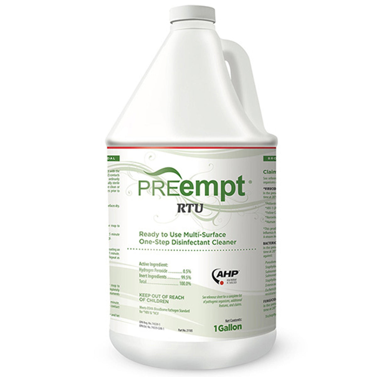 Preempt® Rtu Surface Disinfectant Cleaner, 1 Gal. Jug, 4/Cs