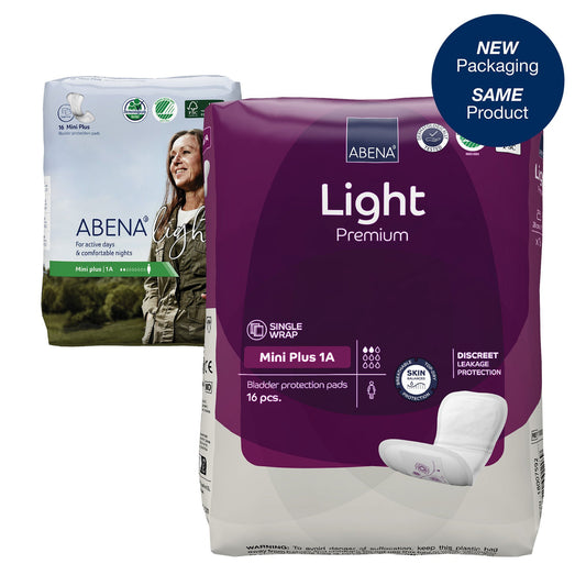 Abena™ Light Mini Plus Bladder Control Pad, 11-Inch Length, 256/Cs