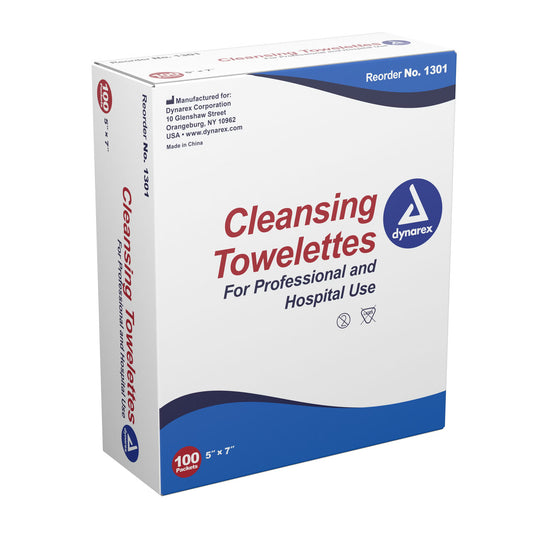 dynarex® Scented Cleansing Towelettes, Individual Packets, 1000/CS