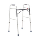 MCKESSON ALUMINUM FOLDING WALKER, 32 – 39 INCH HEIGHT, SOLD AS 1/EACH MCKESSON 146-10200-1