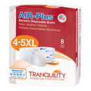 TRANQUILITY® AIR-PLUS™ MAXIMUM PROTECTION BARIATRIC INCONTINENCE BRIEF, SOLD AS 32/CASE PRINCIPLE 2195