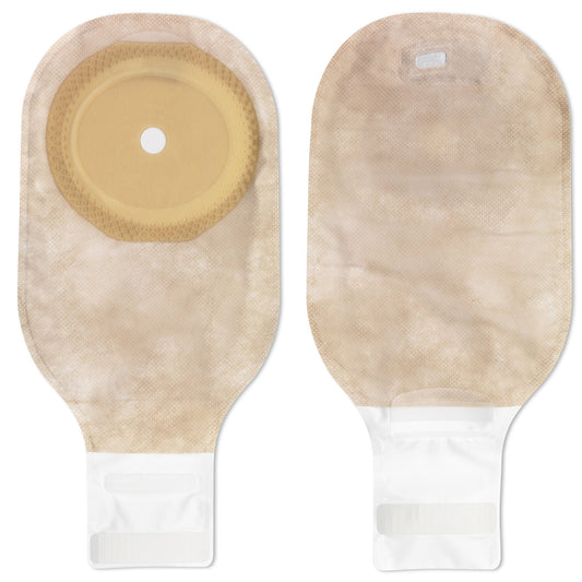 Premier™ One-Piece Beige Ostomy Pouch, Cut to fit Oval Stomas up to 75 x 65 mm, 10/BX