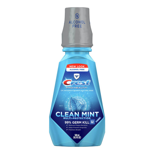 Crest® Pro-Health™ Multi-Protection Antigingivitis/Antiplaque Oral Rinse, Mint, 4/Cs