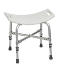 BENCH, BATH BARIATRIC W/O BCKAND ARMS 500LB WHT D/S, 1/EA
