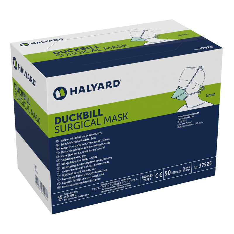 HALYARD DUCKBILL SURGICAL MASK, SOLD AS 300/CASE O&M 37525
