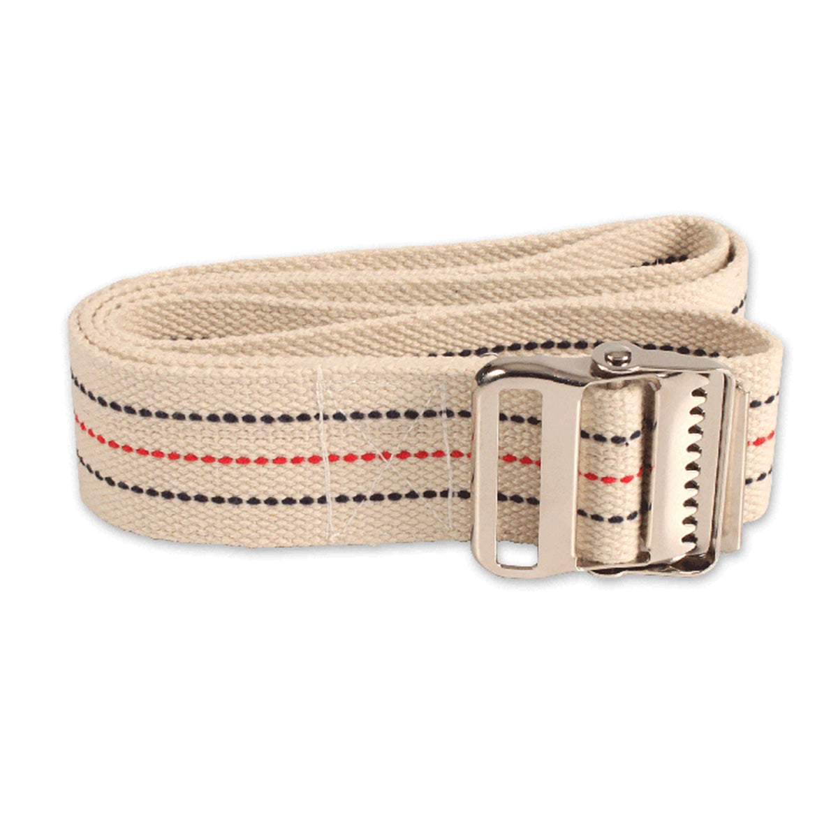 dynarex® Pinstripe Gait Belt with Metal Buckle, 60-Inch Length, 36/CS