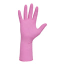 Pink Underguard Nitrile Extended Cuff Length Exam Glove, Small, Pink, 100/BX