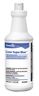 Crew® Super Blue™ Mild Acid Toilet Bowl Cleaner, Citrus Scent, 32 oz., 12/CS