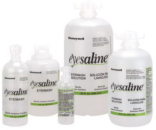 Eyesaline® Eye Wash Solution, 16-Ounce Bottle, 12/Cs