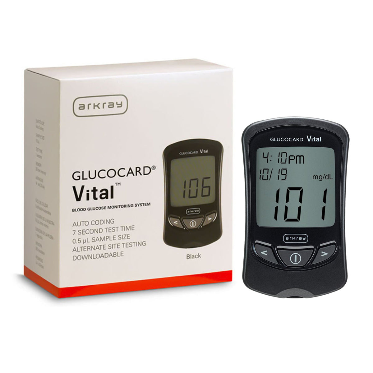 Glucocard® Vital™ Blood Glucose Meter, 1/Bx