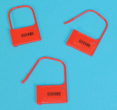 Seal, Safety Numbered Red (100/Pk) Hlthlg, 100/Pk