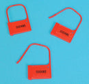 SEAL, SAFETY NUMBERED RED (100/PK) HLTHLG, 100/PK