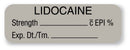 LABEL, LIDOCAINE W/EPI (610/RL) UNITED, 1/RL