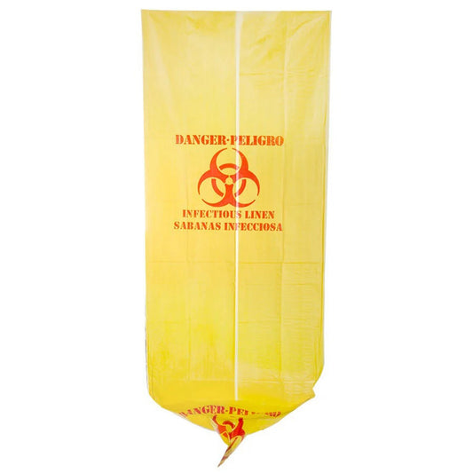 Liner, Can Trash Printed Ylw 1.20Mil 37"X50" (15/Rl 10Rl/Cs), 10/Cs
