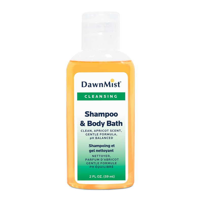 DAWNMIST® SHAMPOO AND BODY WASH 2 OZ. SQUEEZE BOTTLE, SOLD AS 144/CASE DONOVAN MS02