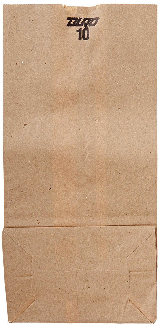 BAG, GROCERY 10# BRN (500/CS), 500/CS