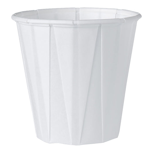 Solo Paper Soufflé Cup, White, 3-1/2-Ounce Capacity, 5000/Cs
