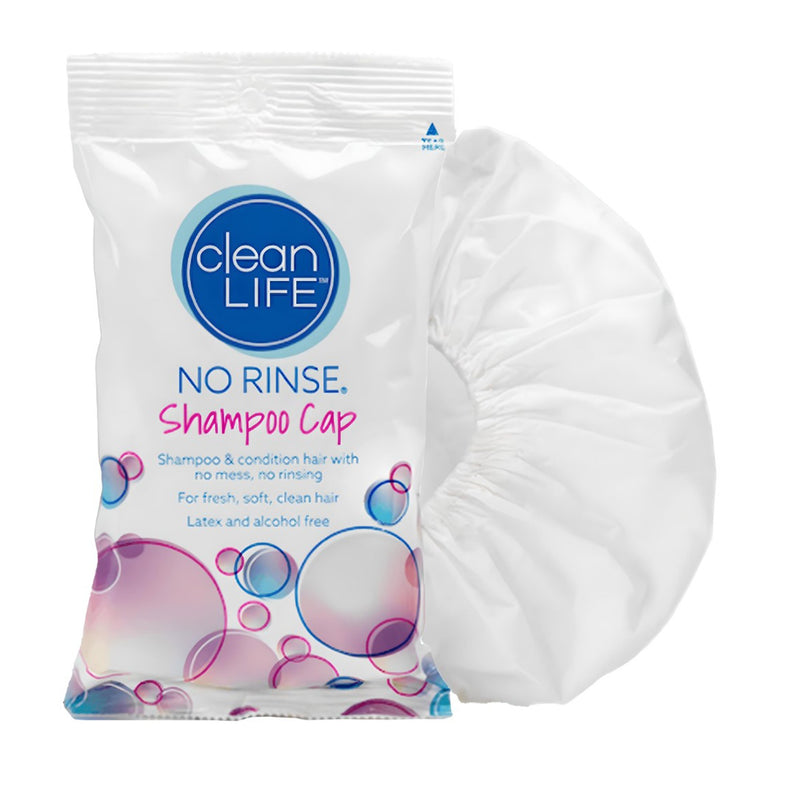 NO RINSE® SHAMPOO CAP, SOLD AS 30/CASE CLEANLIFE 02000