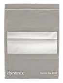 Dynarex Zip Closure Plastic Bags Zip Closure Plastic Bags, Clear With White Write-On Block, 8" X 10", 2Mil, 100/Bx, 10 Bx/Cs -8032 - BriteSources