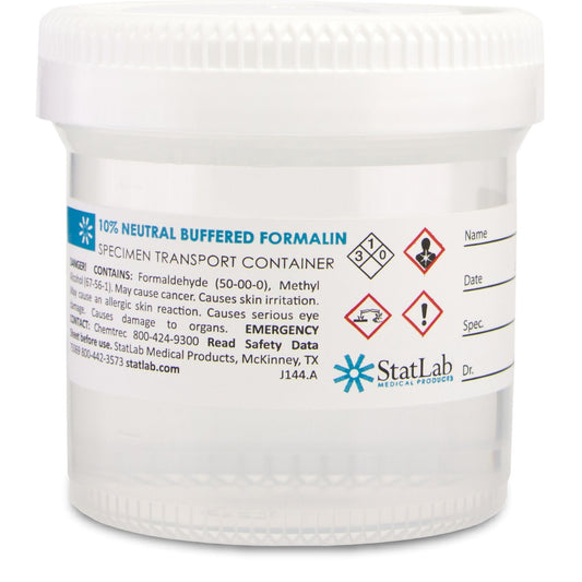 Statclick™ Prefilled Formalin Container, 45 Ml Fill In 90 Ml, 96/Cs