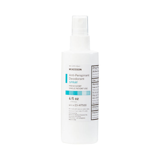 Mckesson Antiperspirant / Deodorant, Fresh Scent, 4-Ounce Spray Bottle, 48/Cs