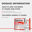 J&J Sudafed & Sudafed Pe Sinus Medicine Caplet Sudafed Pressure/Pain/Mucus 24S 6/Bx 12Bx/Cs -58026 - BriteSources