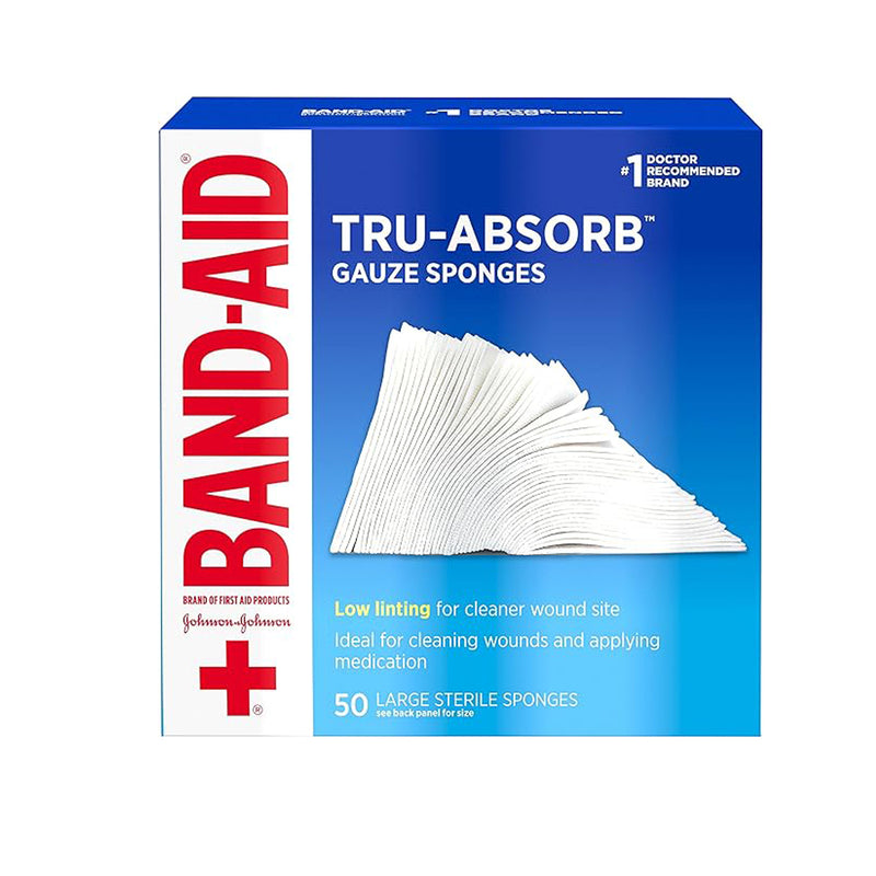 Band-Aid® Tru-Absorb™ Gauze Sponge, 4 X 4 Inch, Sold As 50/Box J 38137116147