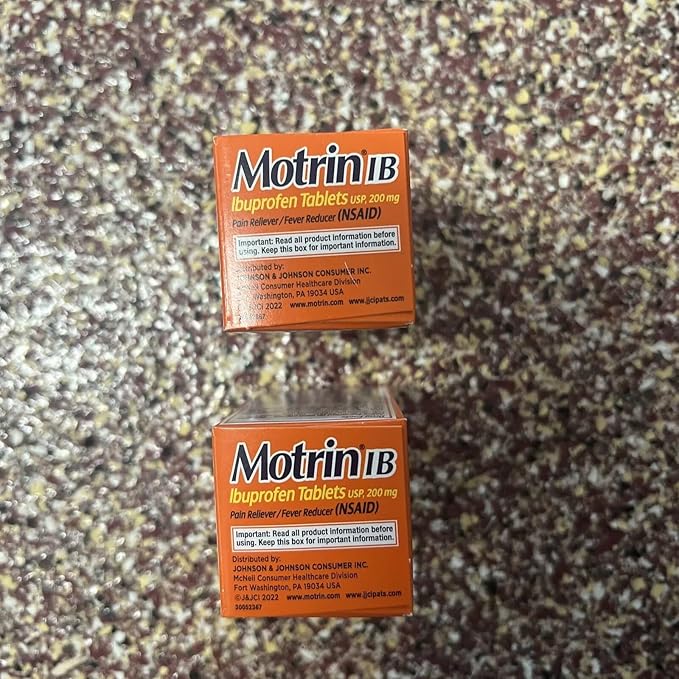 J&J Motrin Caplet Coated Motrin Easy Open225Ct 6/Bx 8Bx/Cs -48161 - BriteSources