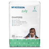 McKesson Baby Diaper, Size 1 for Babies weighing 8 – 14 lbs., 6/CS