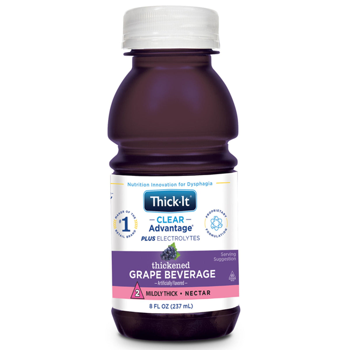 Thick-It® Clear Advantage® Plus Electrolytes Thickened Beverage, Grape, 24/Cs