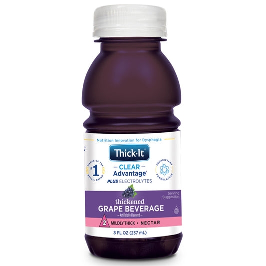 Thick-It® Clear Advantage® Plus Electrolytes Thickened Beverage, Grape, 24/CS