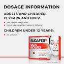 J&J Sudafed & Sudafed Pe Sinus Medicine Sudafed Caps Press/Pain 24Ct6/Bx 12Bx/Cs -54724 - BriteSources