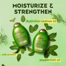 J&J Ogx Hair Care Conditioner Salon Teatree Mint25.4Oz 1/Pk 4/Cs -91094 - BriteSources