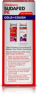 J&J Sudafed & Sudafed Pe Sinus Medicine Sudafed Pe Liq Child Raspberry4Oz 4/Bx 6Bx/Cs -53704 - BriteSources